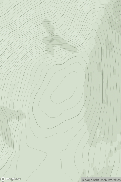 Thumbnail image for Leana Mhor [Loch Lochy to Loch Laggan] [NN316879] showing contour plot for surrounding peak